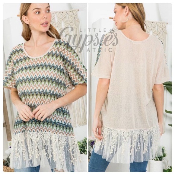 Ryu Miss-oni Chevron and Lace Tunic - Picture 13 of 13